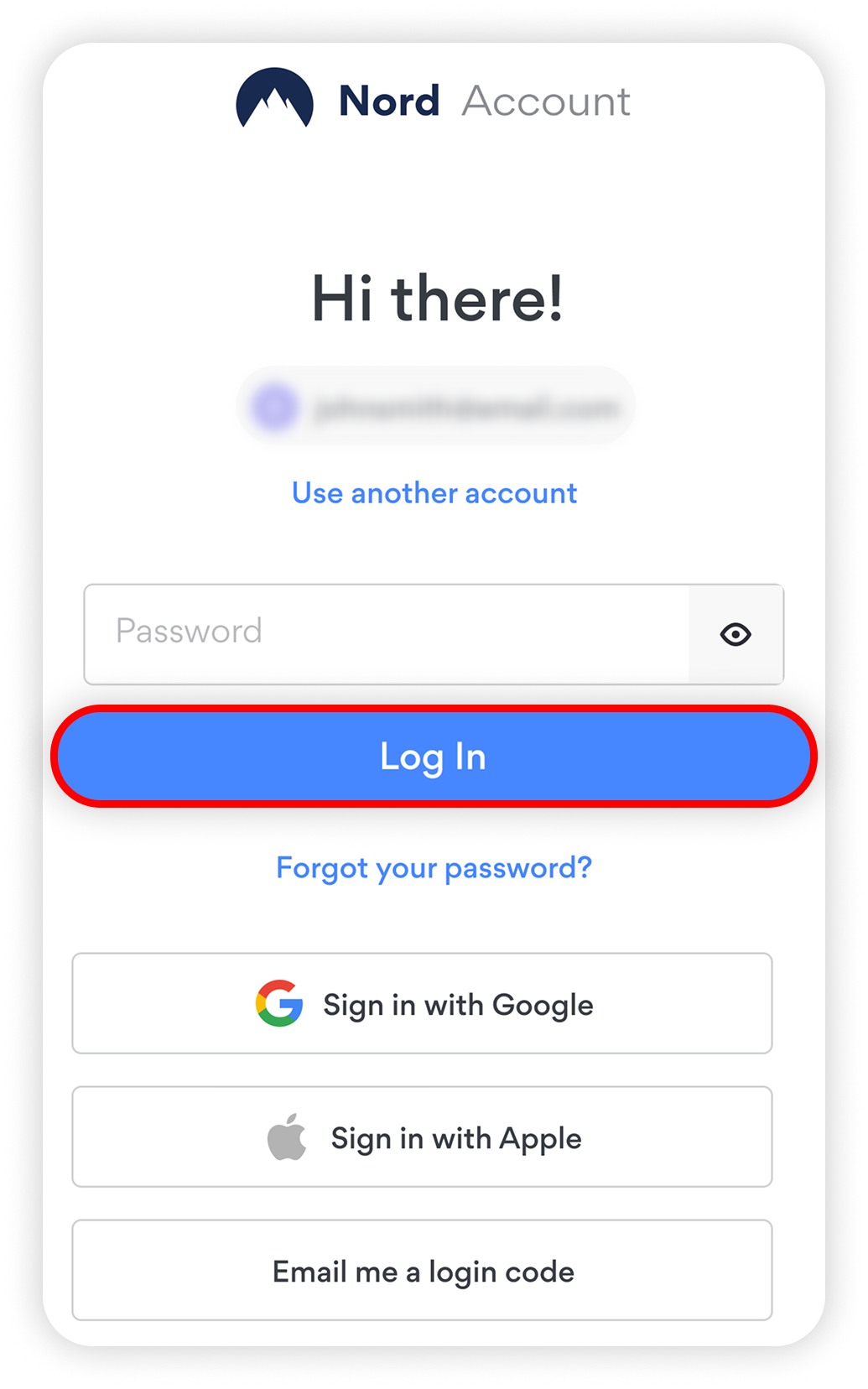 View of NA login, log in button is highlighted.png