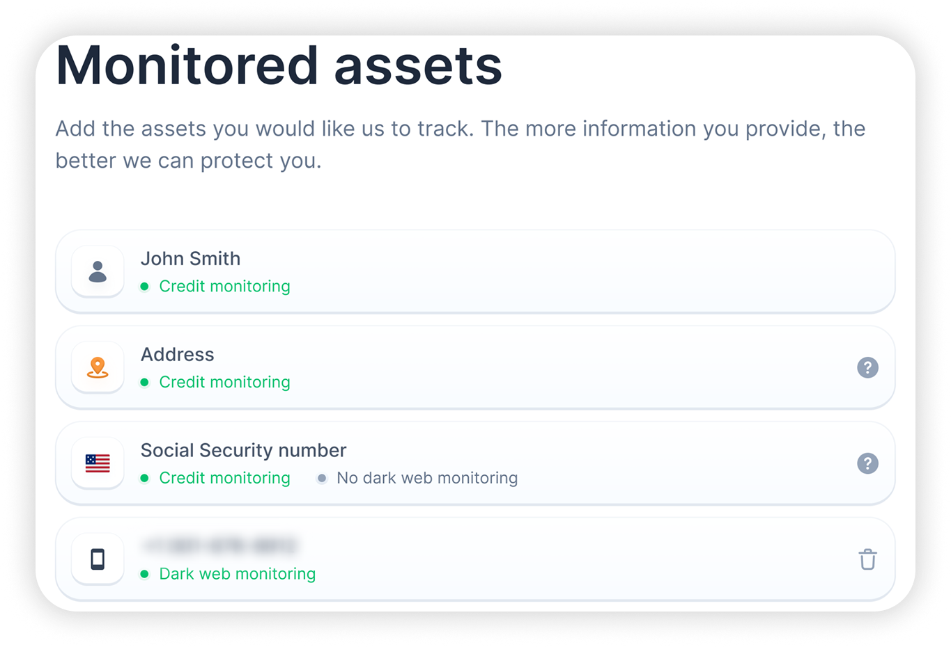 View of NordProtect's monitored assets tab, filled in.png