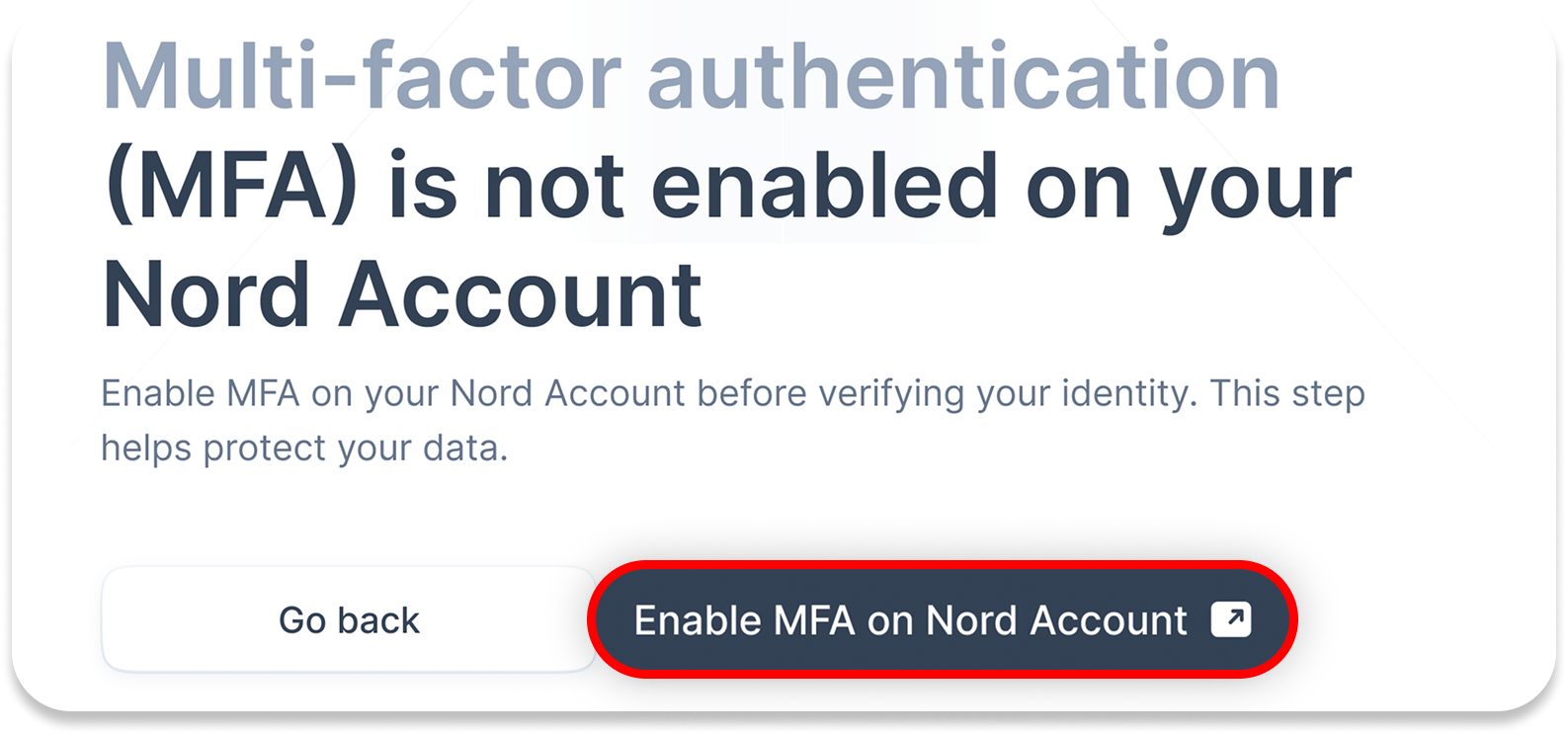 View of NordProtect MFA, enable mfa on NA button is highlighted.png